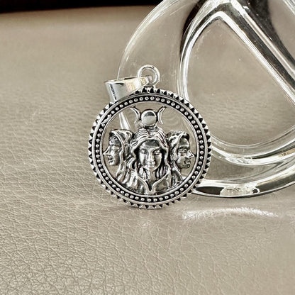 Luna Deities Crescent Moon Goddess Wiccan Pendant/Necklace