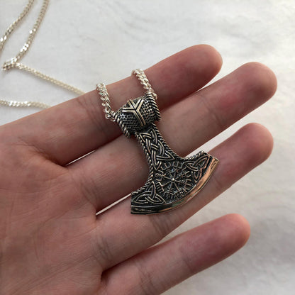Thor's Hammer Viking Mjolnir Celtic Pendant/Necklace