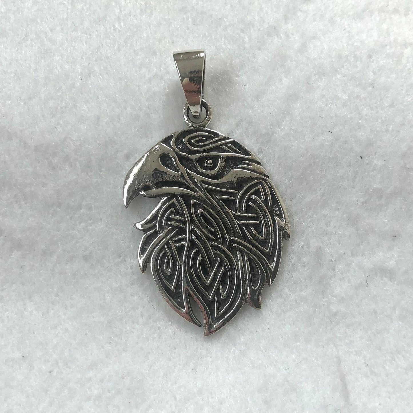 Raven Crow Viking Odin Bird Pendant/Necklace