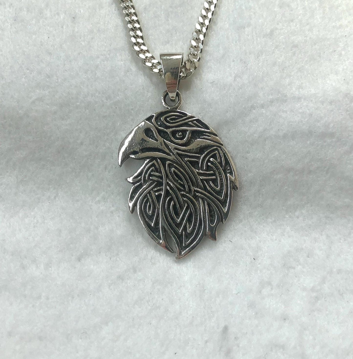 Raven Crow Viking Odin Bird Pendant/Necklace