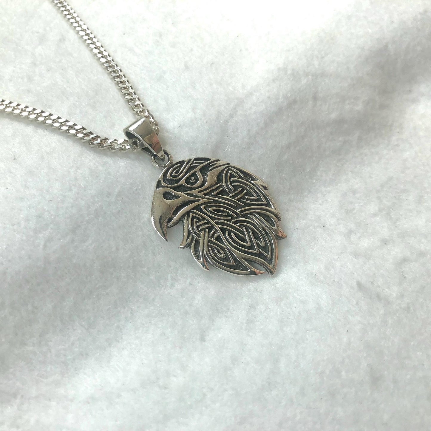 Raven Crow Viking Odin Bird Pendant/Necklace