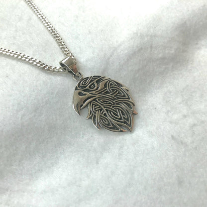 Raven Crow Viking Odin Bird Pendant/Necklace