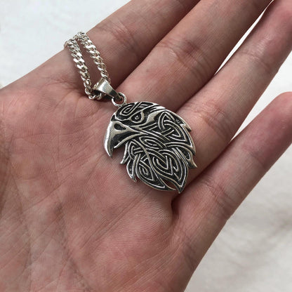 Raven Crow Viking Odin Bird Pendant/Necklace