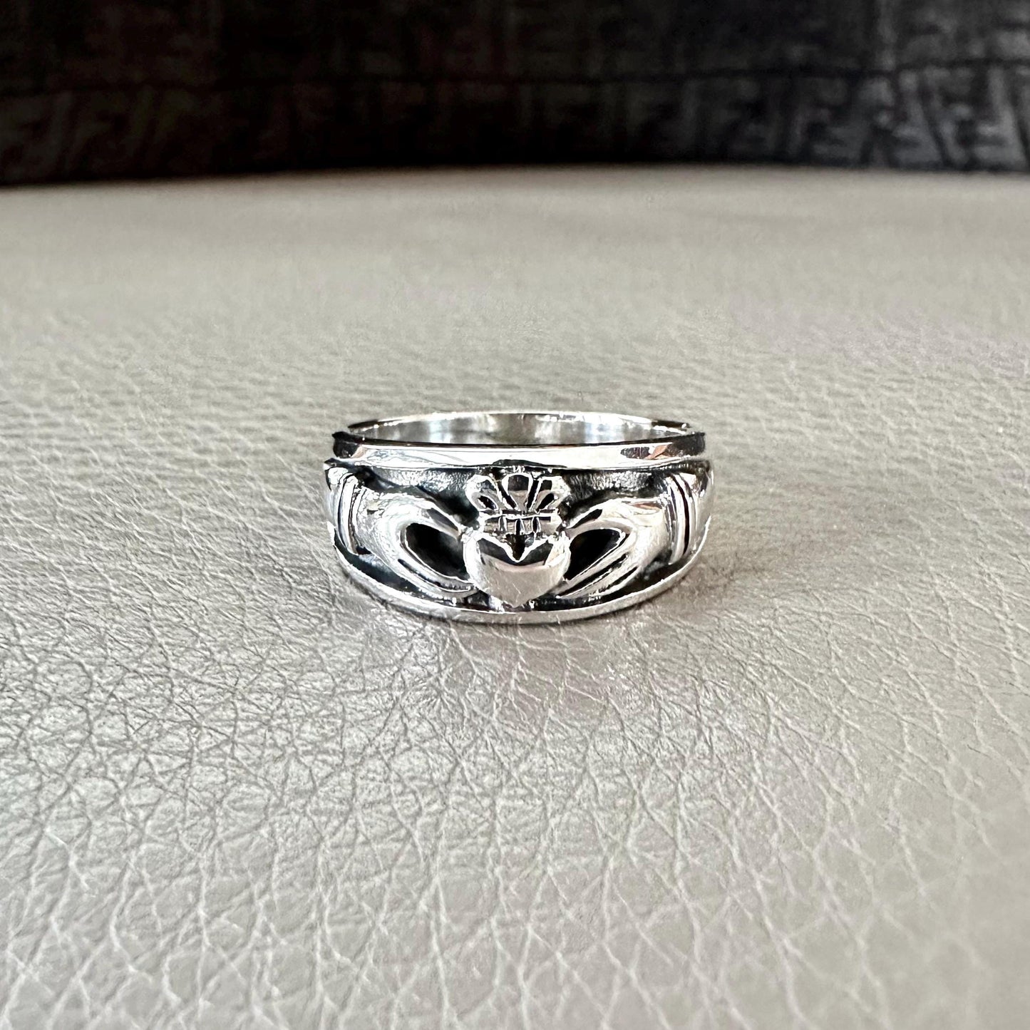 Claddagh Heritage Irish Heart Love Ring