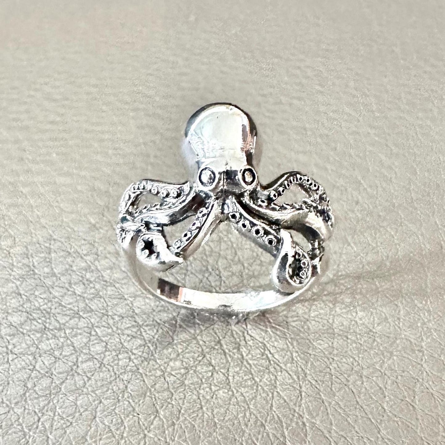 Handcrafted 925 Sterling Silver Octopus Ring Kraken Sea Monster Ring Silver Jewelry Accessories Gift by VINTZ