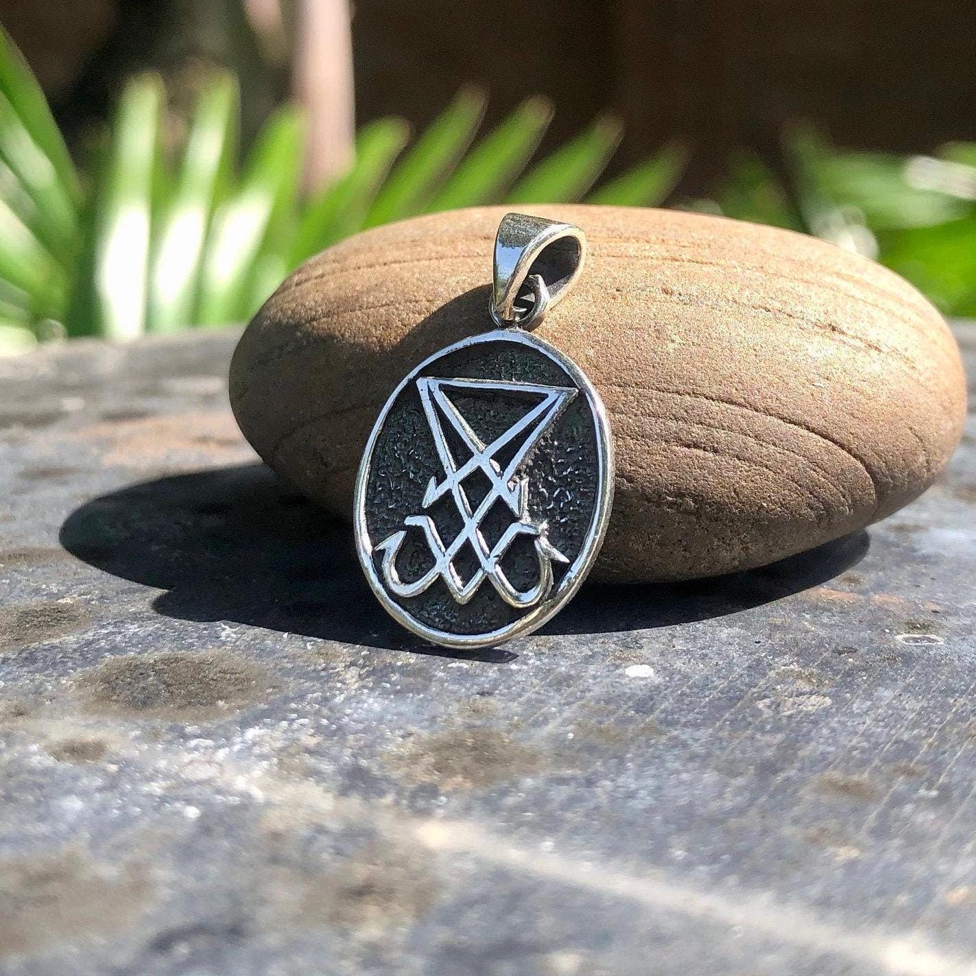 Lucifer Sigil Satanic Seal Pendant/Necklace