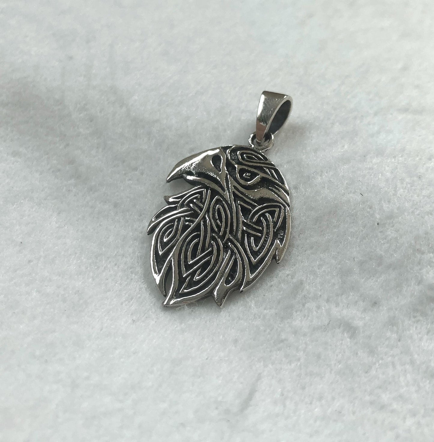 Raven Crow Viking Odin Bird Pendant/Necklace