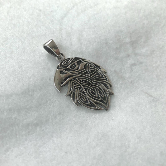 Raven Crow Viking Odin Bird Pendant/Necklace
