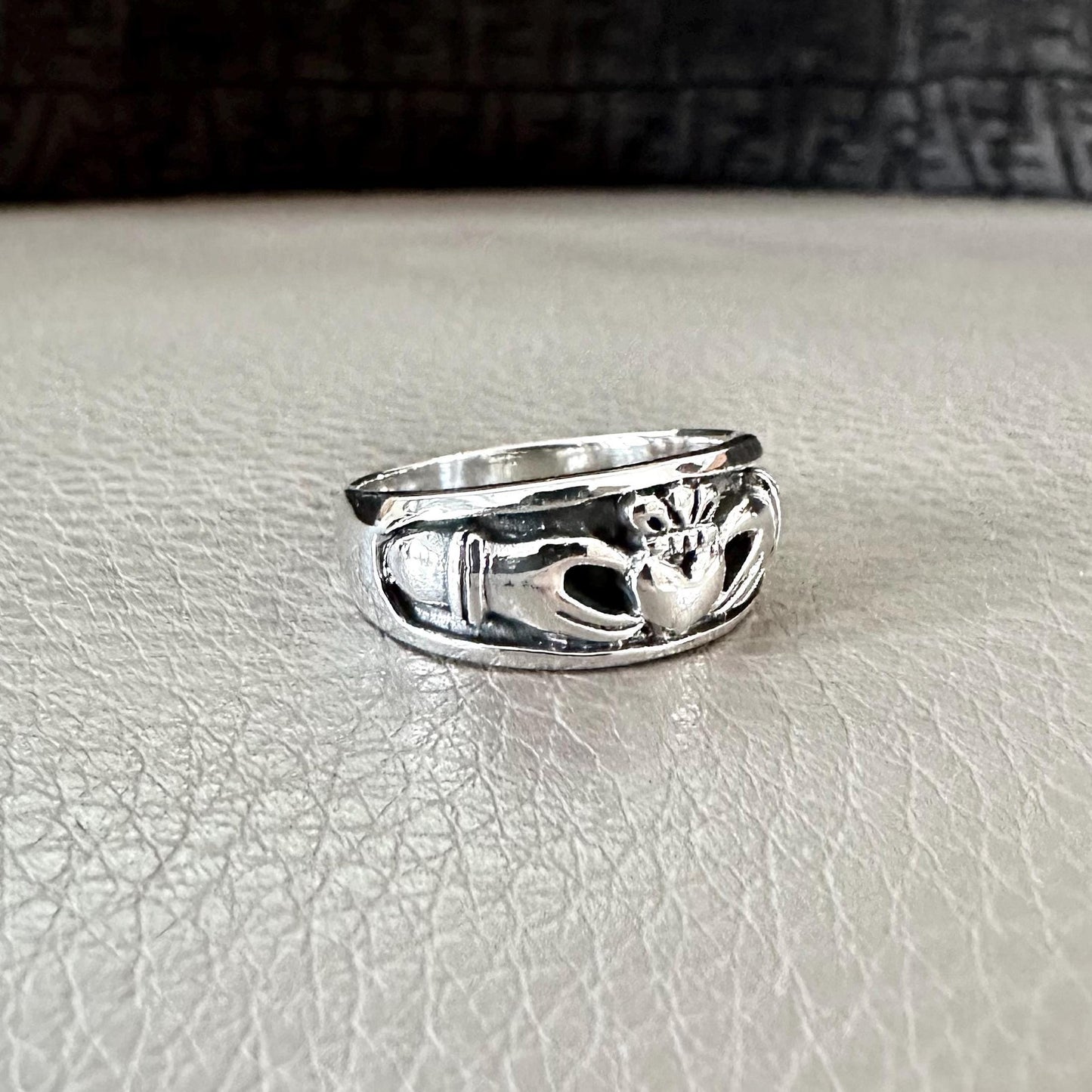 Claddagh Heritage Irish Heart Love Ring