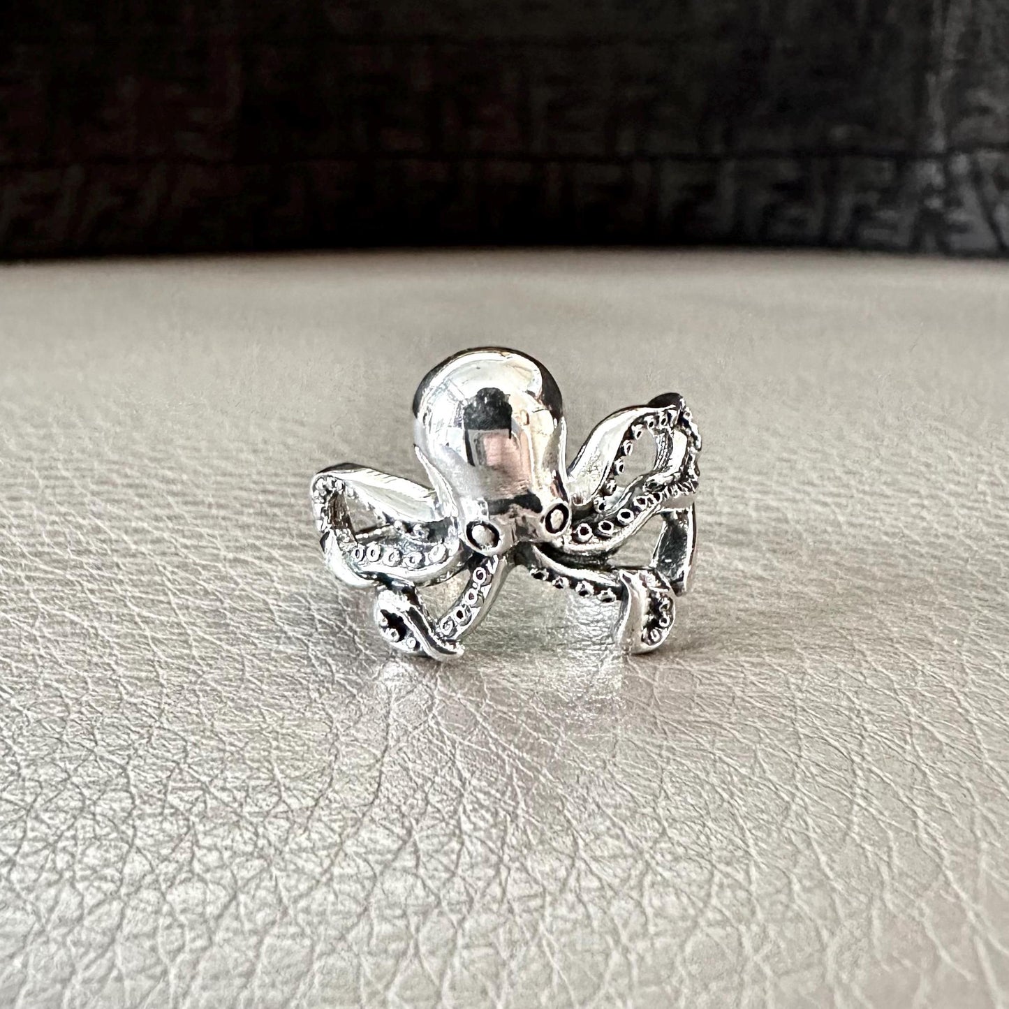 Handcrafted 925 Sterling Silver Octopus Ring Kraken Sea Monster Ring Silver Jewelry Accessories Gift by VINTZ
