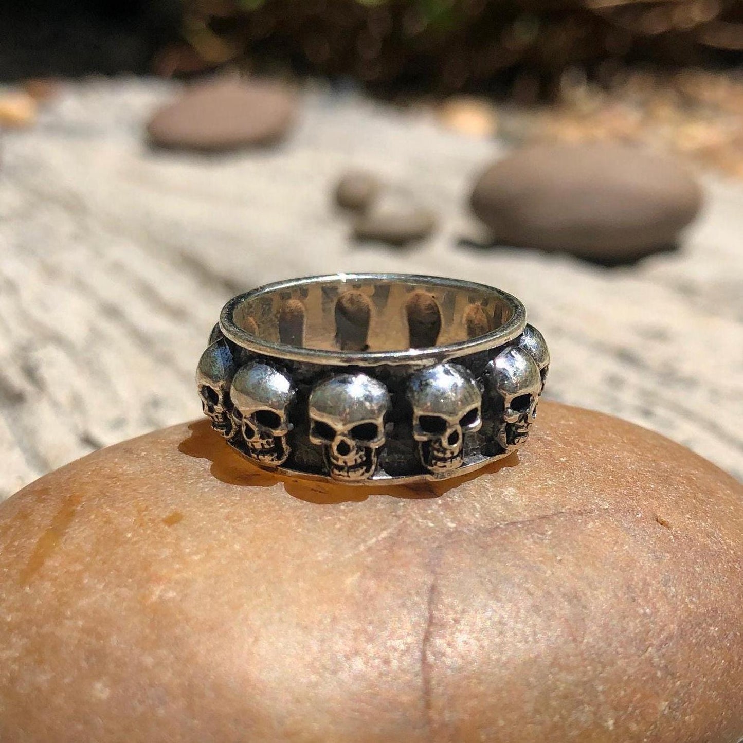Skull Biker Gothic Punk Ring