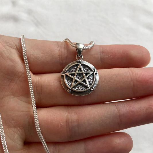 Pentagram Wiccan Pentacle Star Pendant/Necklace