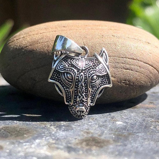 Fenrir Celtic Viking Wolf Monster God Charm