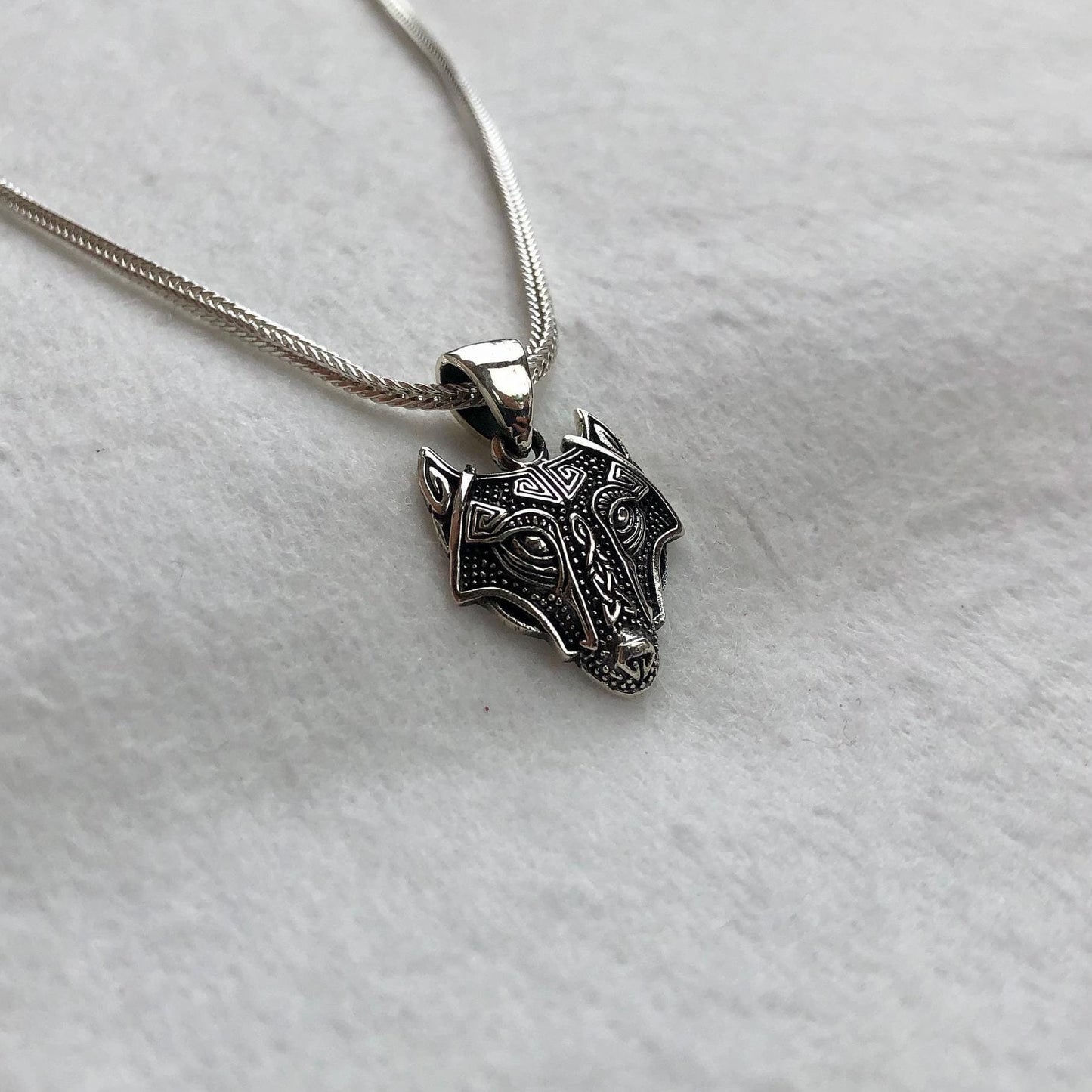 Fenrir Celtic Viking Wolf Monster God Charm
