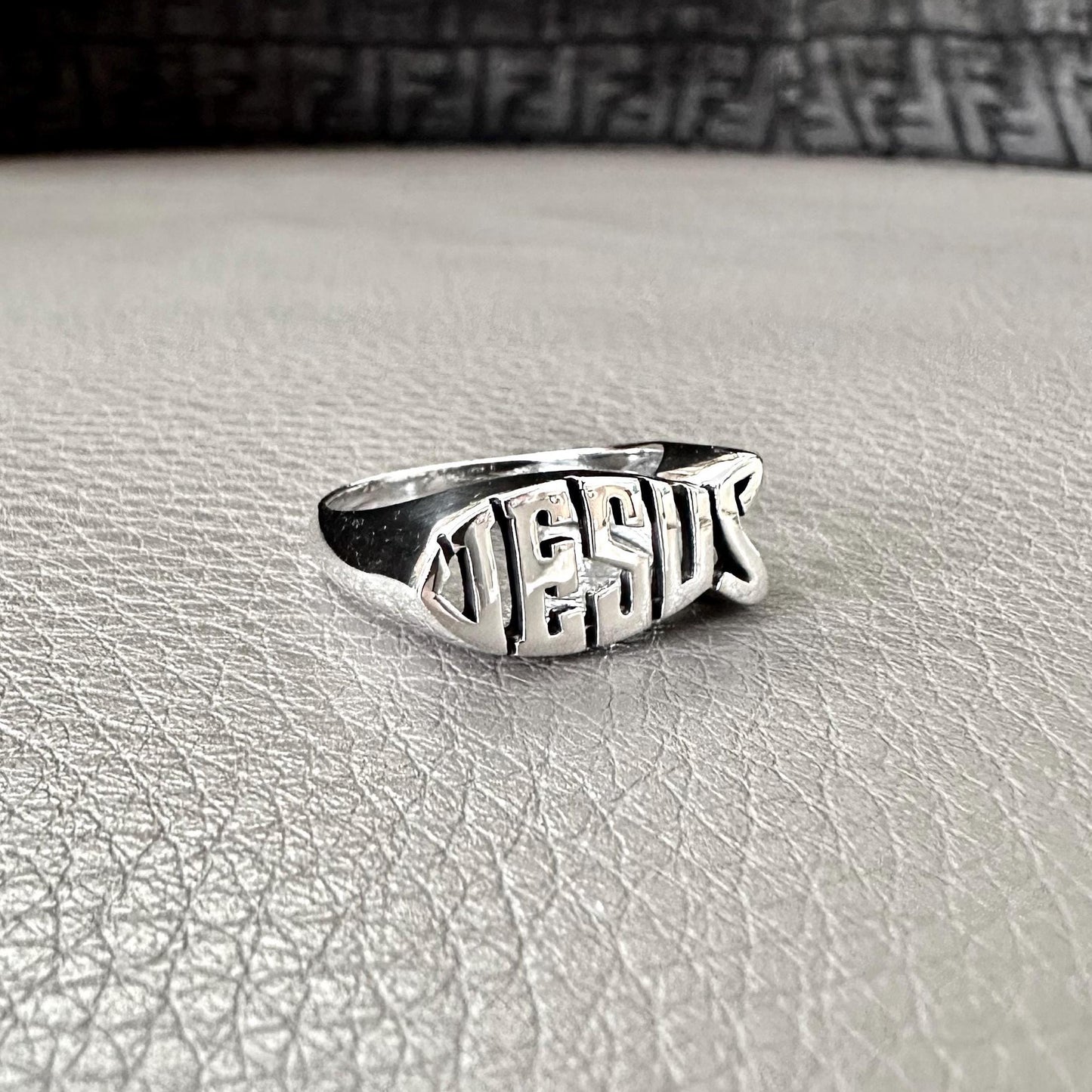 Handcrafted 925 Sterling Silver Jesus Fish Ring Ichthys Christian Christ Symbol Son of God Ring Silver Jewelry Accessories Gift by VINTZ
