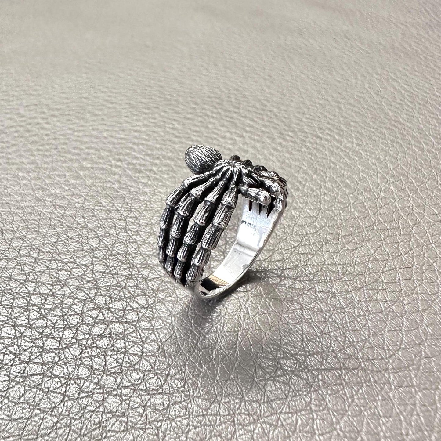 Handcrafted 925 Sterling Silver Spider Ring Tarantulas Poisonous Spider Arachnids Ring Silver Jewelry Animal Accessories Gift by VINTZ