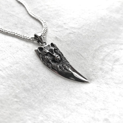 Fenrir Fang Viking Wolf Pendant/Necklace