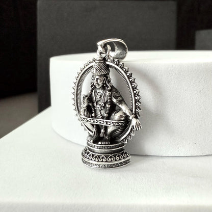 Handcrafted 925 Sterling Silver Indra Pendant Hinduism King of God Hindi Deity Pendant/Necklace Silver Jewelry Accessories Gift by VINTZ