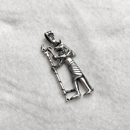 Anubis Egyptian God Jackal Deity Pendant/Necklace
