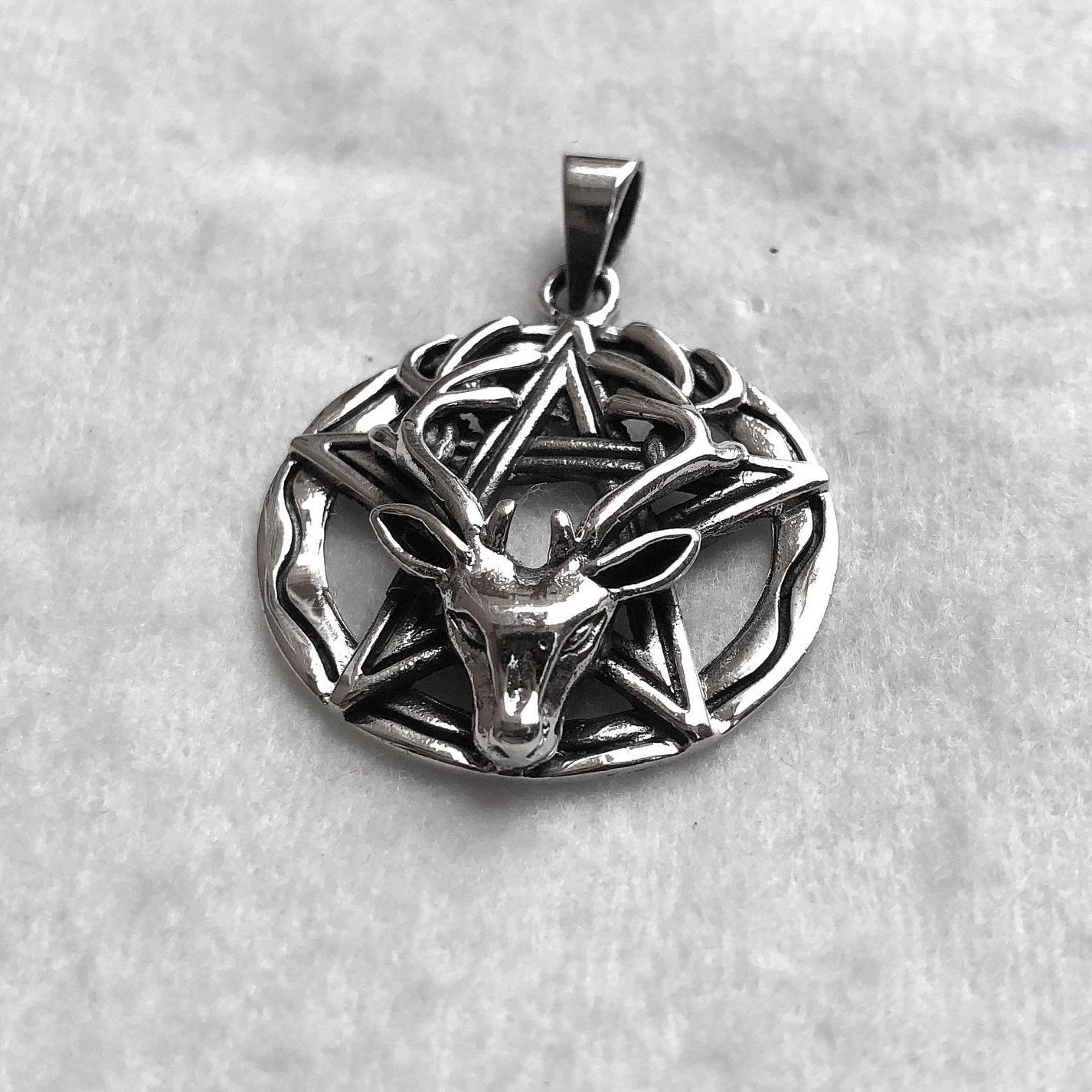 Eikthyrnir Legendary Viking Deer God Pendant/Necklace