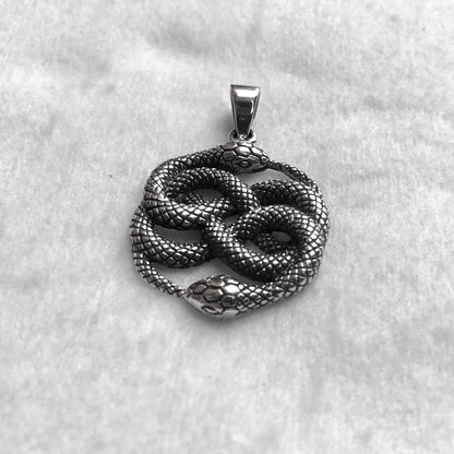 Snake Jormungandr Viking Serpent Ouroboros Pendant/Necklace