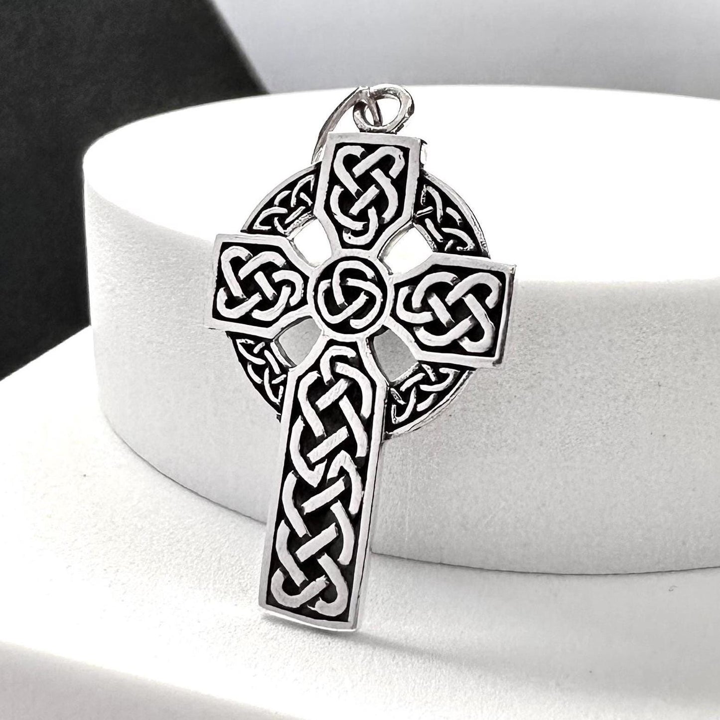 Celtic Cross Viking Irish Nimbus Pendant/Necklace