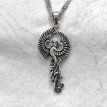 Phoenix Mythical Fire Bird Pendant/Necklace