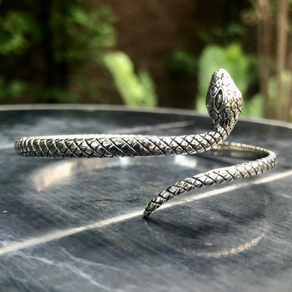 Snake Bohemian Black Mamba Serpent Cuff Bracelet