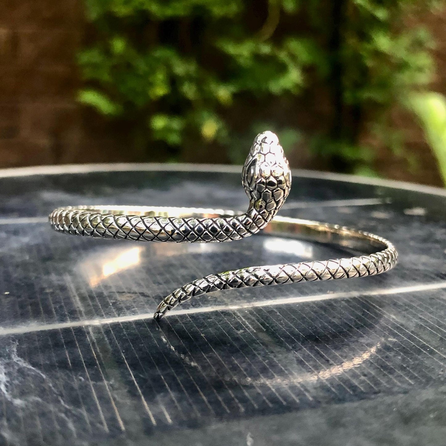 Snake Bohemian Black Mamba Serpent Cuff Bracelet