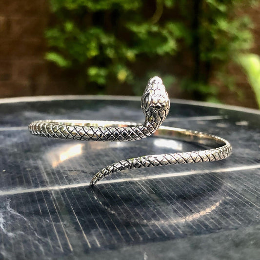 Snake Bohemian Black Mamba Serpent Cuff Bracelet