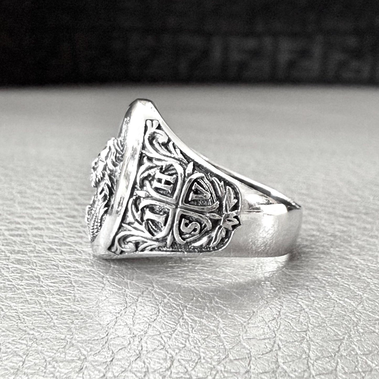 Handcrafted 925 Sterling Silver Jesus Christ Ring YHWH Yahweh Hebrew Jewish Christian God Ring Silver Jewelry Accessories Gift by VINTZ