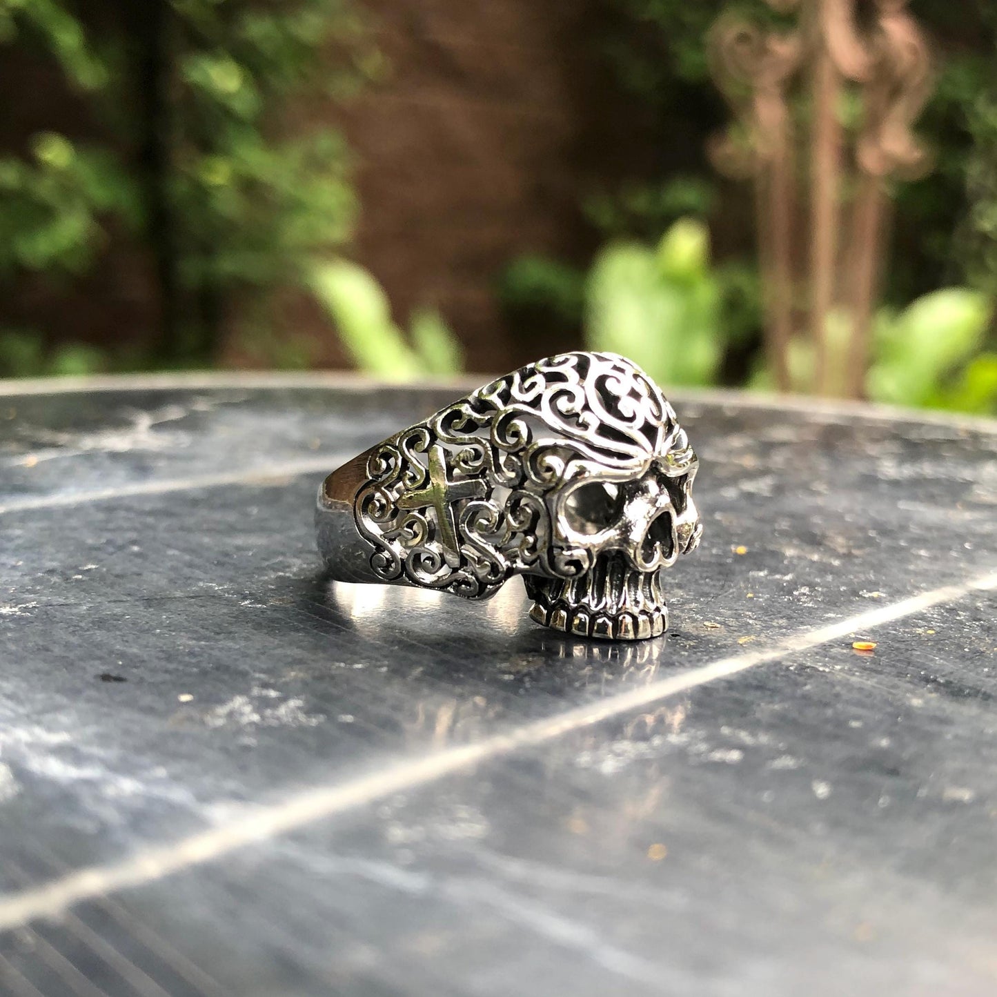 Skull Punk Gothic Biker Skeleton Ring