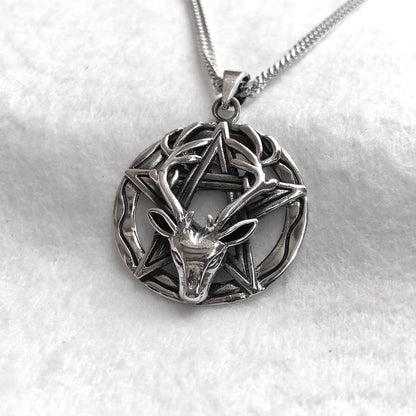 Eikthyrnir Legendary Viking Deer God Pendant/Necklace