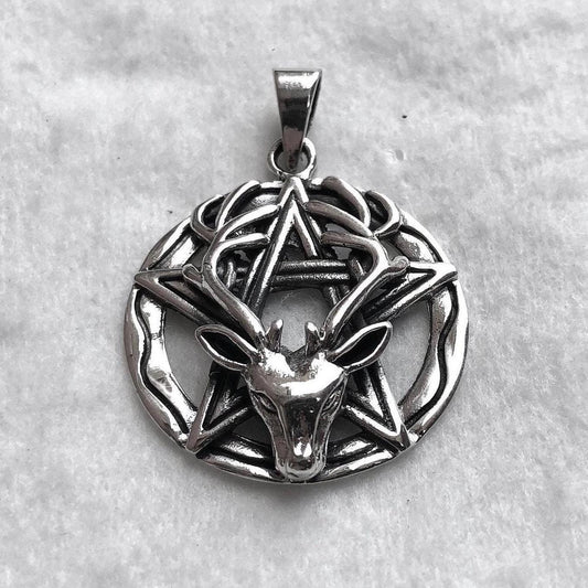 Eikthyrnir Legendary Viking Deer God Pendant/Necklace