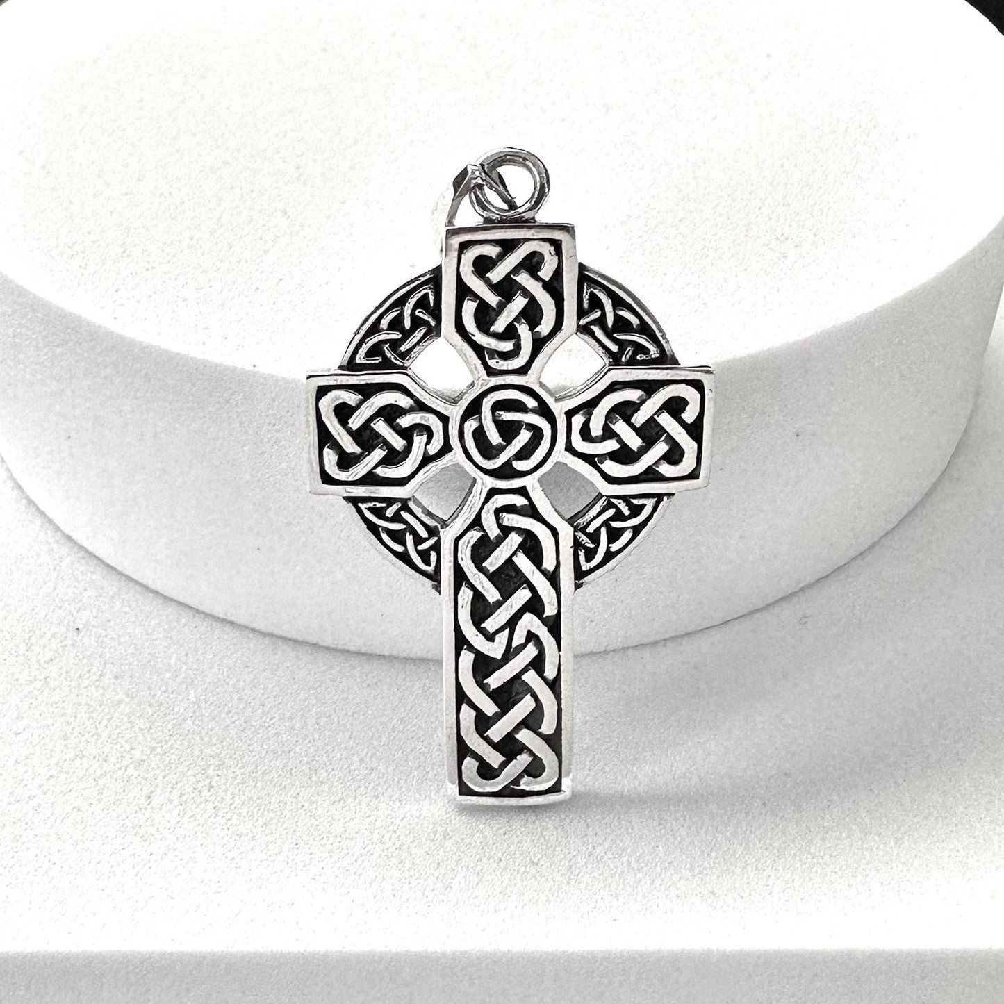Celtic Cross Viking Irish Nimbus Pendant/Necklace