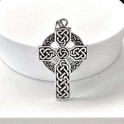 Celtic Cross Viking Irish Nimbus Pendant/Necklace