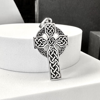 Celtic Cross Viking Irish Nimbus Pendant/Necklace