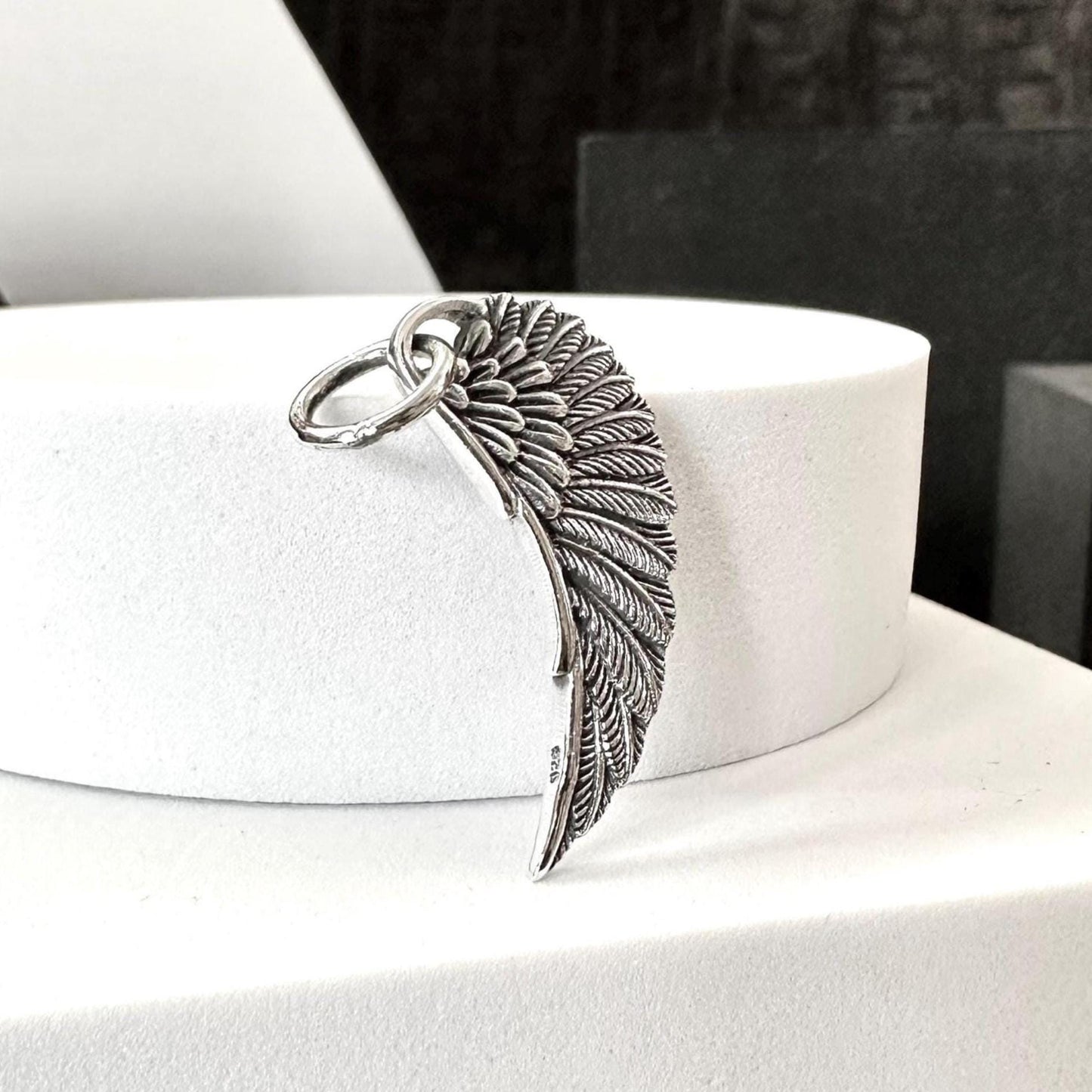 Angel Wing Bird Feather Pendant/Necklace