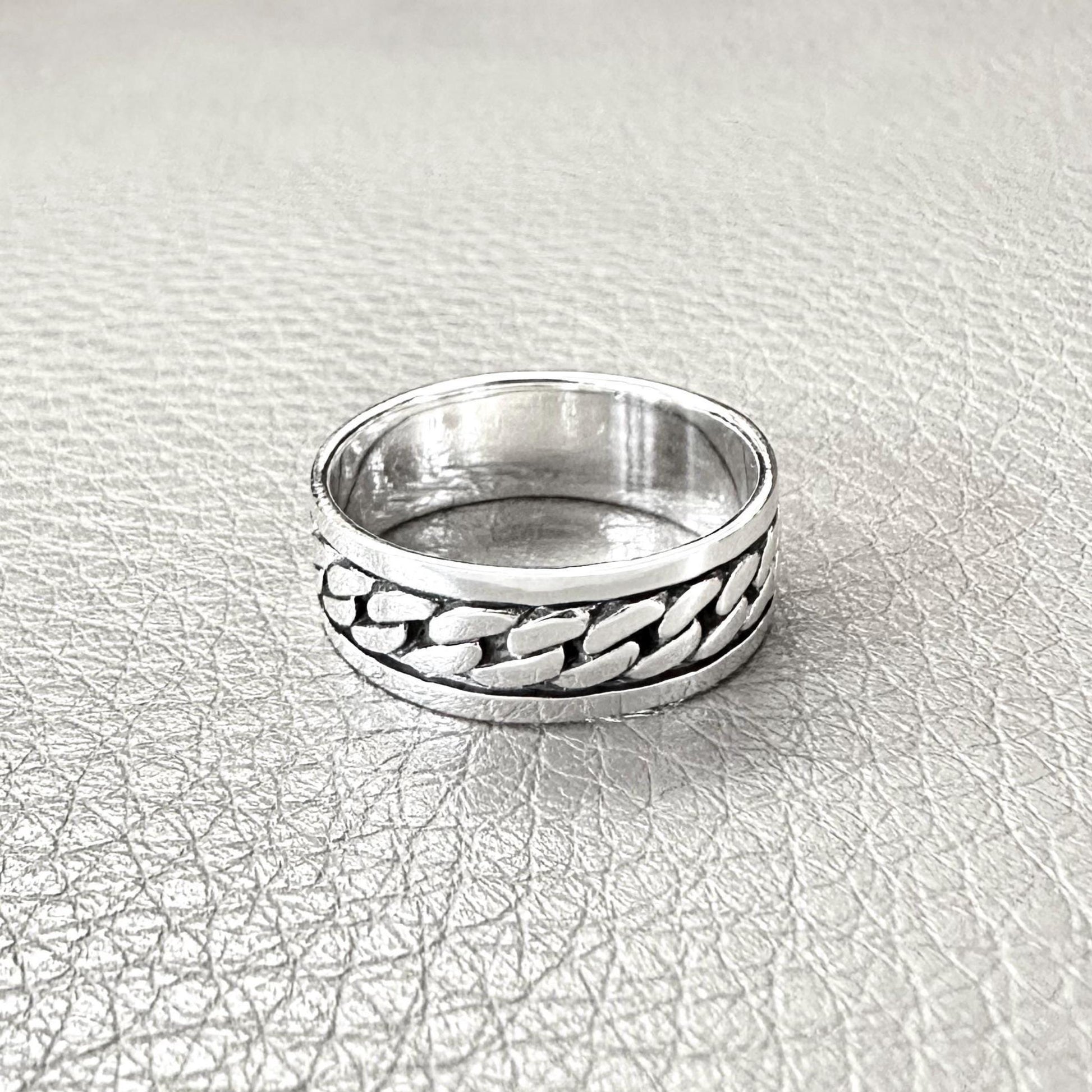 Handcrafted 925 Sterling Silver Infinity Knot Ring Viking Celtic Eternal Knot Endless Knot Ring Silver Jewelry Accessories Gift by VINTZ