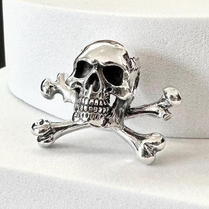 Skull Punk Gothic Pirate Skeleton Biker Pendant/Necklace