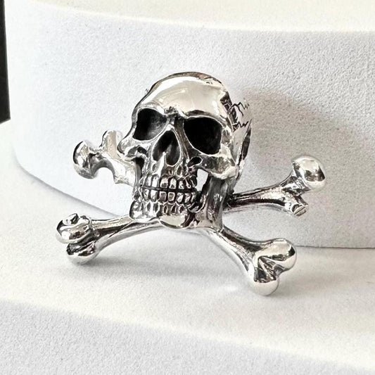 Skull Punk Gothic Pirate Skeleton Biker Pendant/Necklace