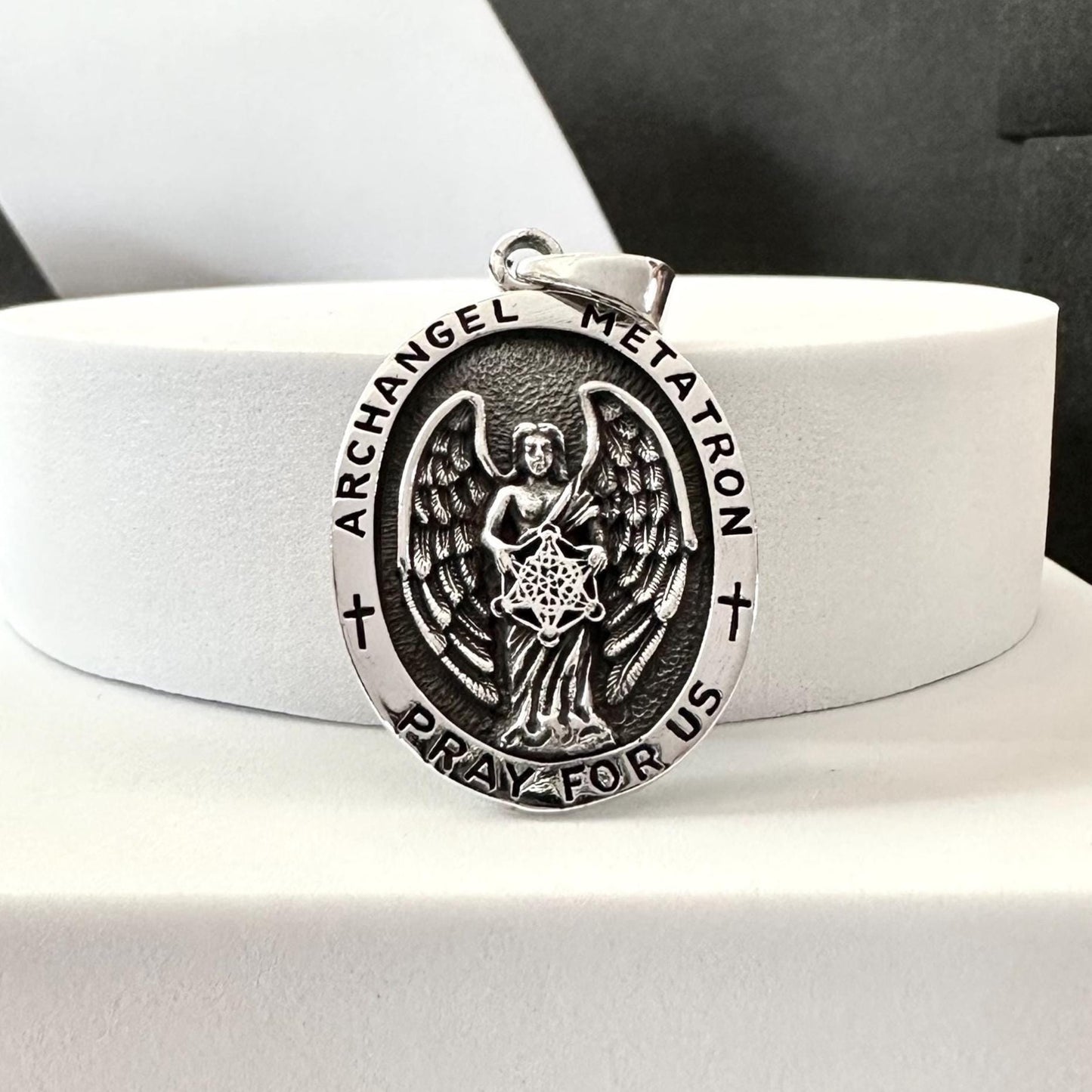 Archangel Metatron Guardian Angelo Jewish Pendant/Necklace