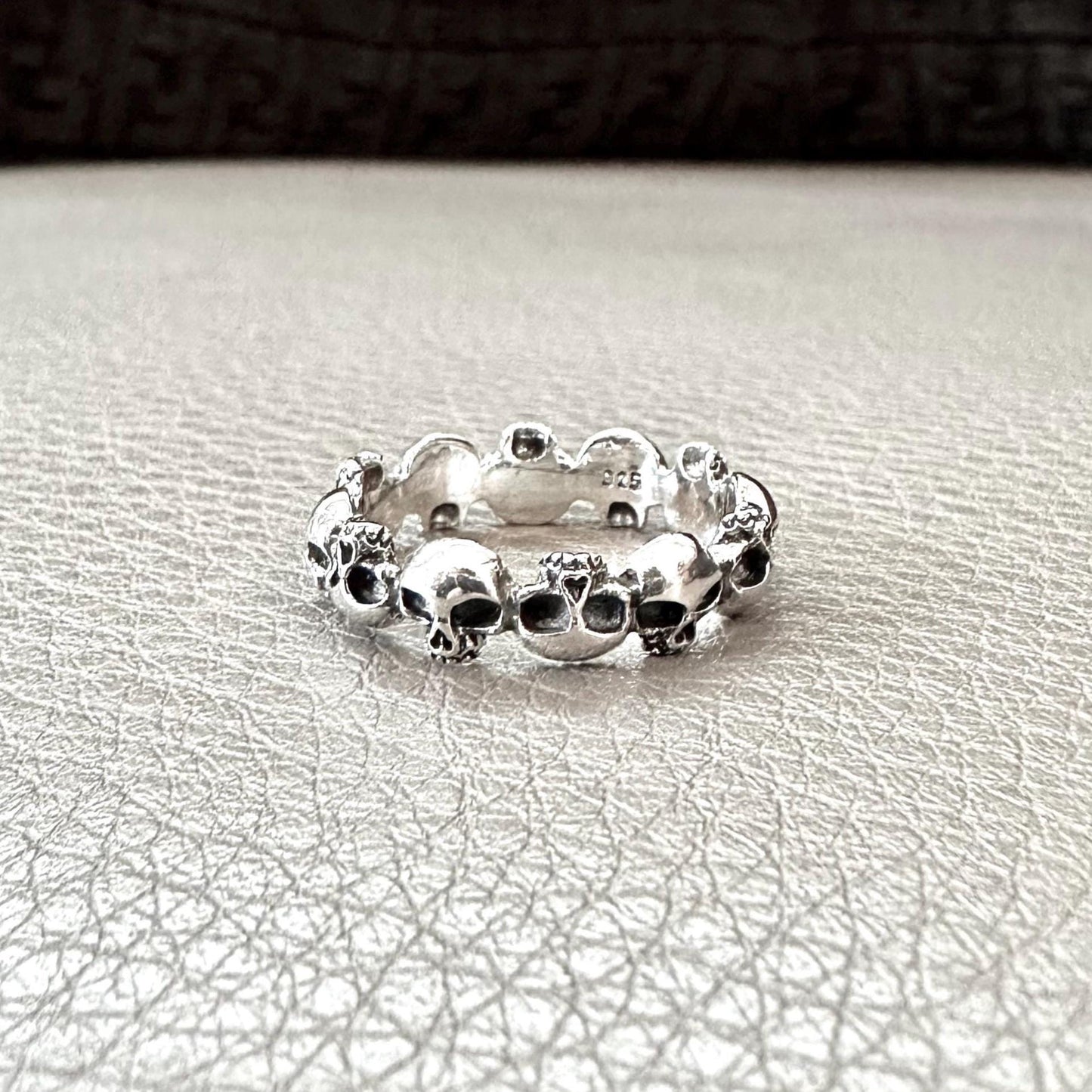Skull Punk Gothic Pirate Bones Biker Skeleton Ring