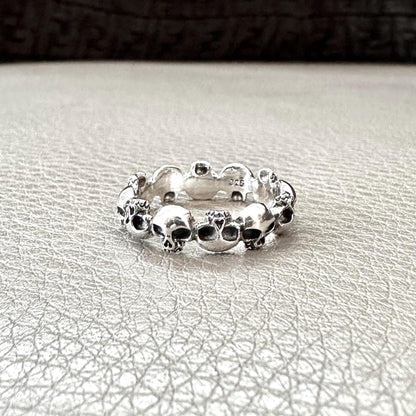 Skull Punk Gothic Pirate Bones Biker Skeleton Ring