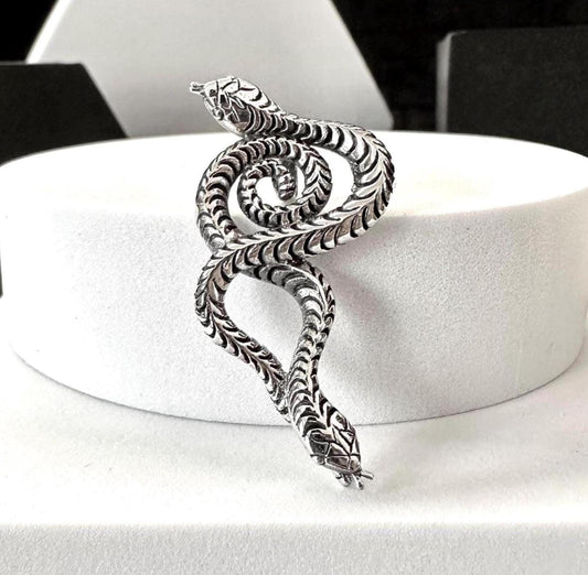 Snake Black Mamba Jormungand World Serpent Ouroboros Pendant/Necklace