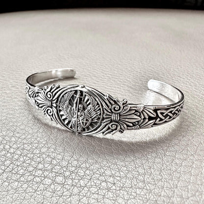 Saint Michael Christian ArchAngel Cuff Bracelet