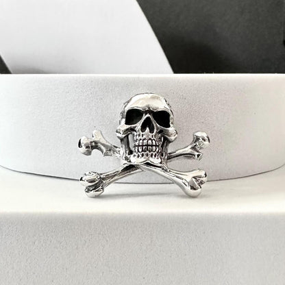 Skull Punk Gothic Pirate Skeleton Biker Pendant/Necklace