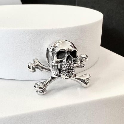 Skull Punk Gothic Pirate Skeleton Biker Pendant/Necklace
