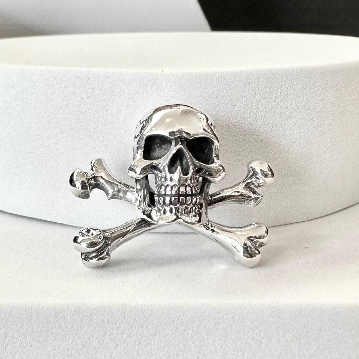 Skull Punk Gothic Pirate Skeleton Biker Pendant/Necklace