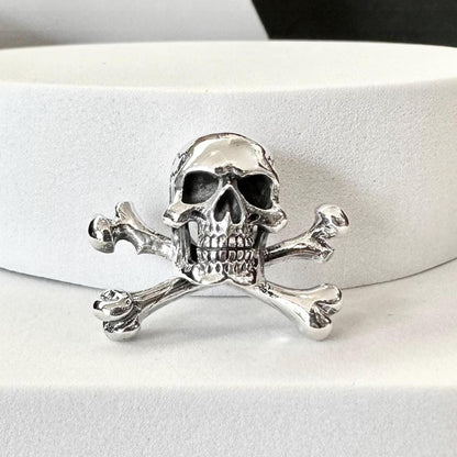 Skull Punk Gothic Pirate Skeleton Biker Pendant/Necklace